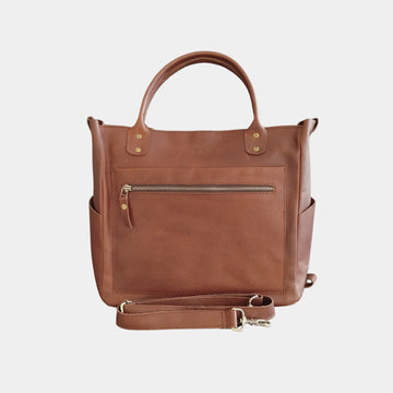 Bella Leather Tote Backpack