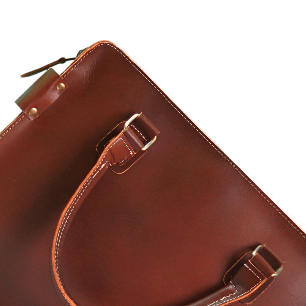 Brown Leather Messenger Bags Australia with elegant and durable brass hardware and perfect stitching