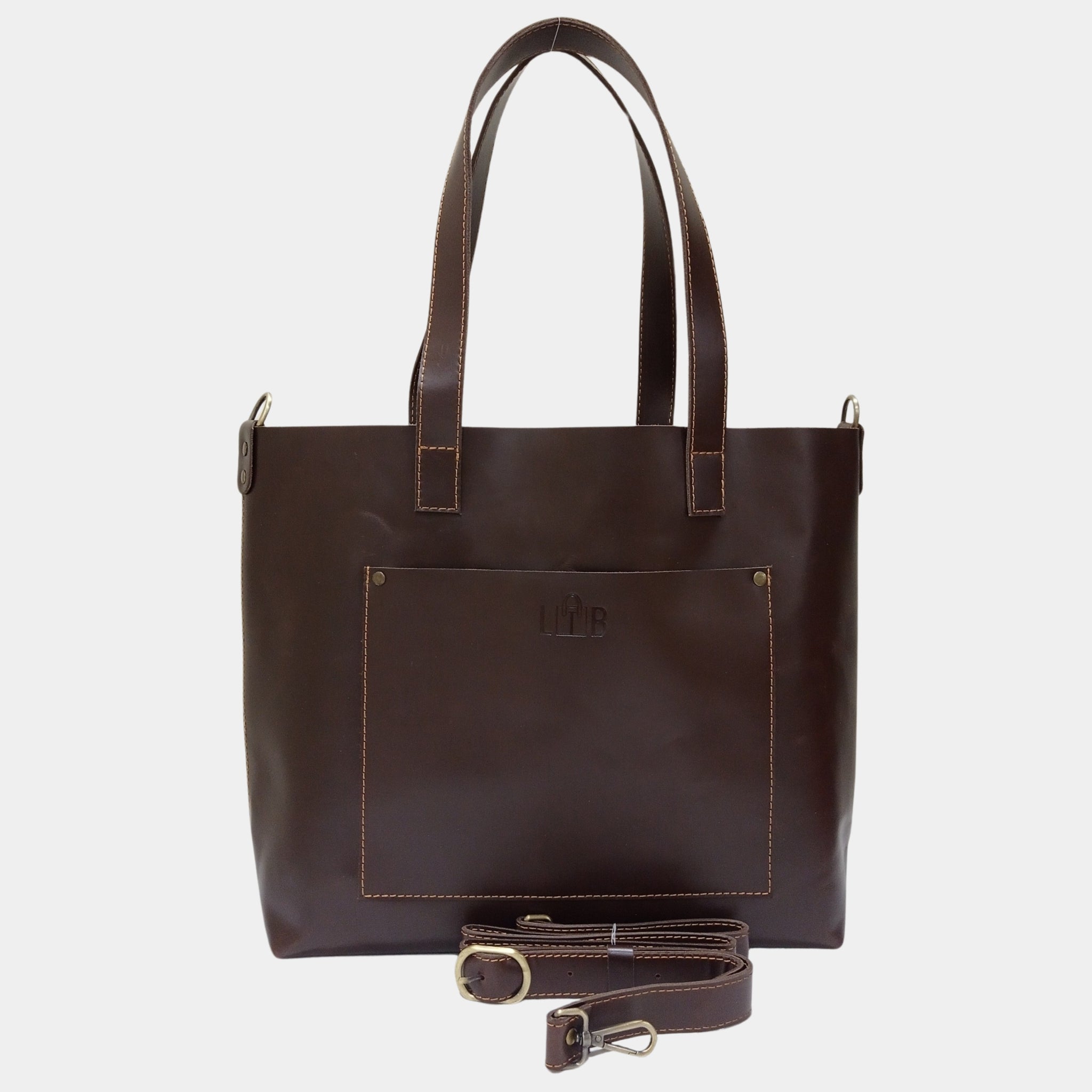Ruby Leather Tote