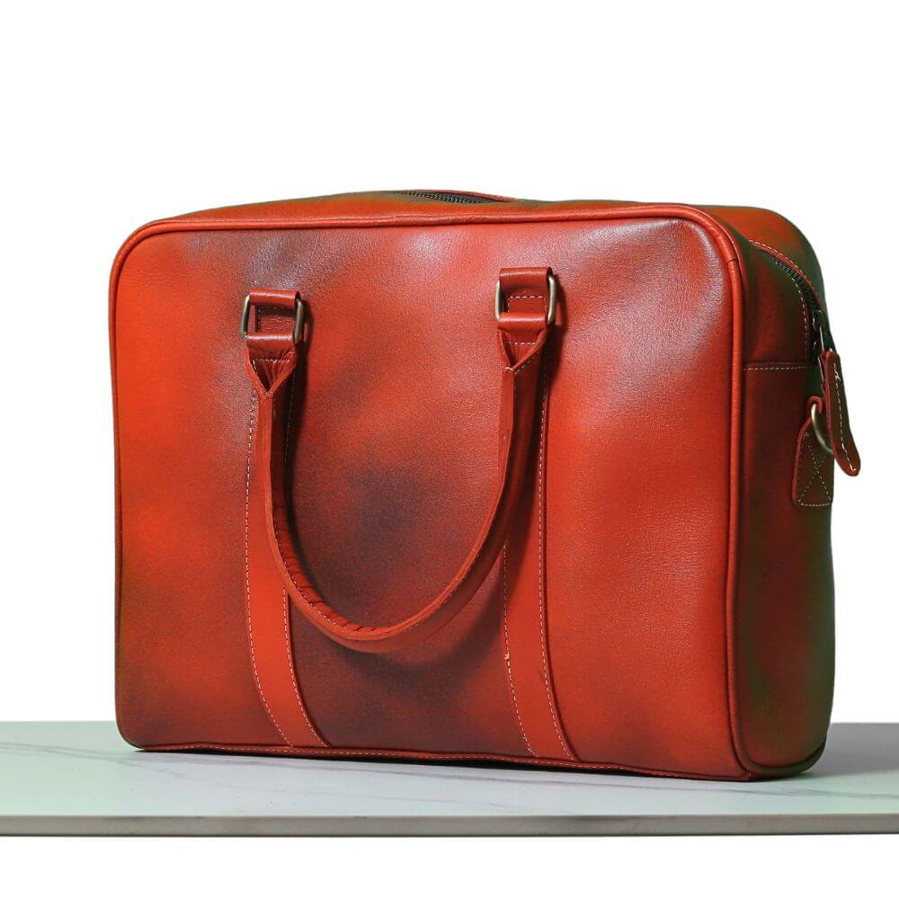 Elegant Brown Leather Messenger Australia perfect choice for formal office and college usage