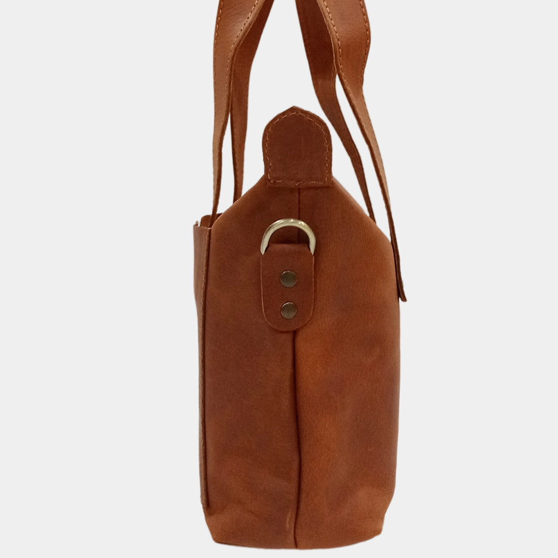 Elegant brown cross body leather tote bag for Australian women with sturdy removable leather strap