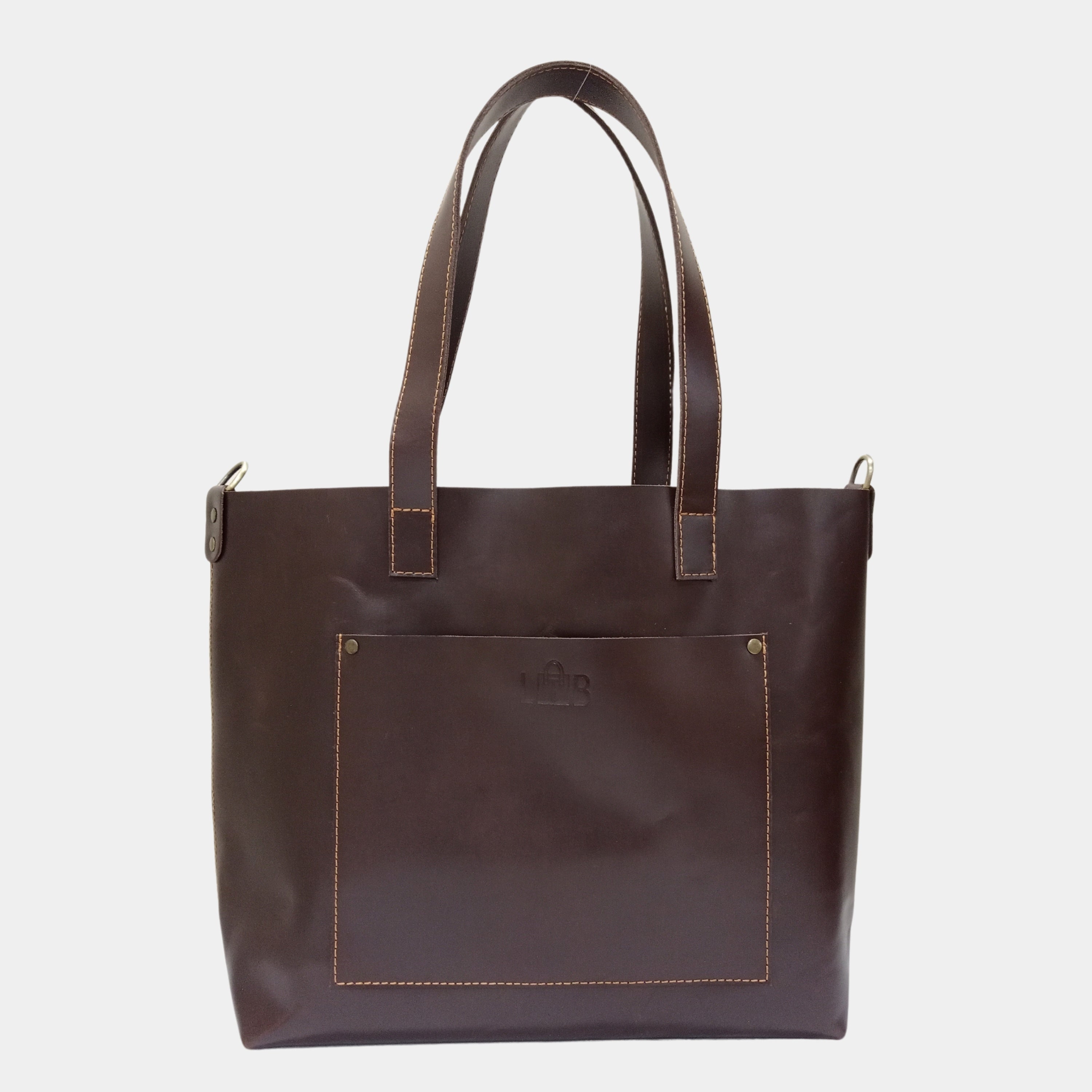 Ruby Leather Tote