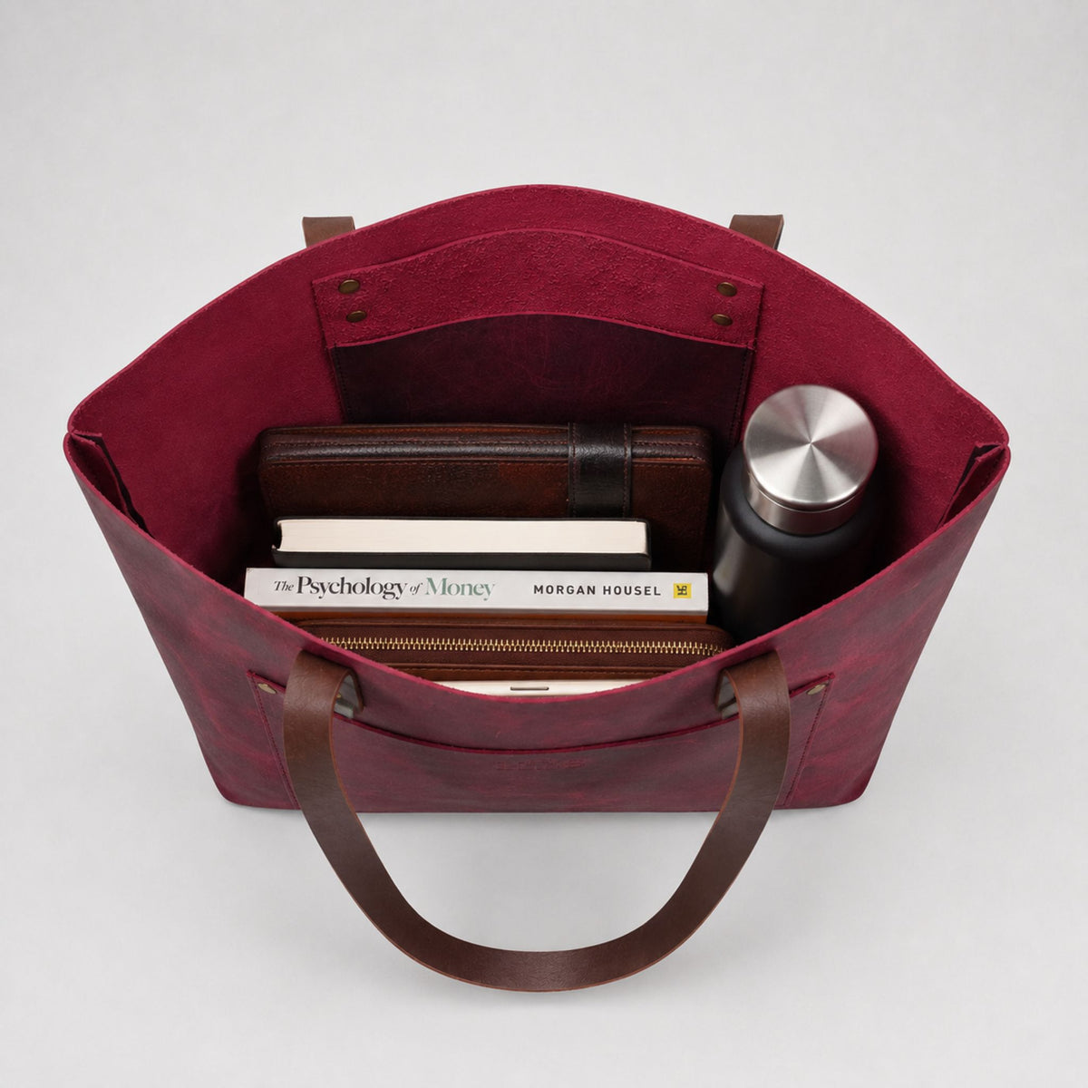 Lily Leather Tote