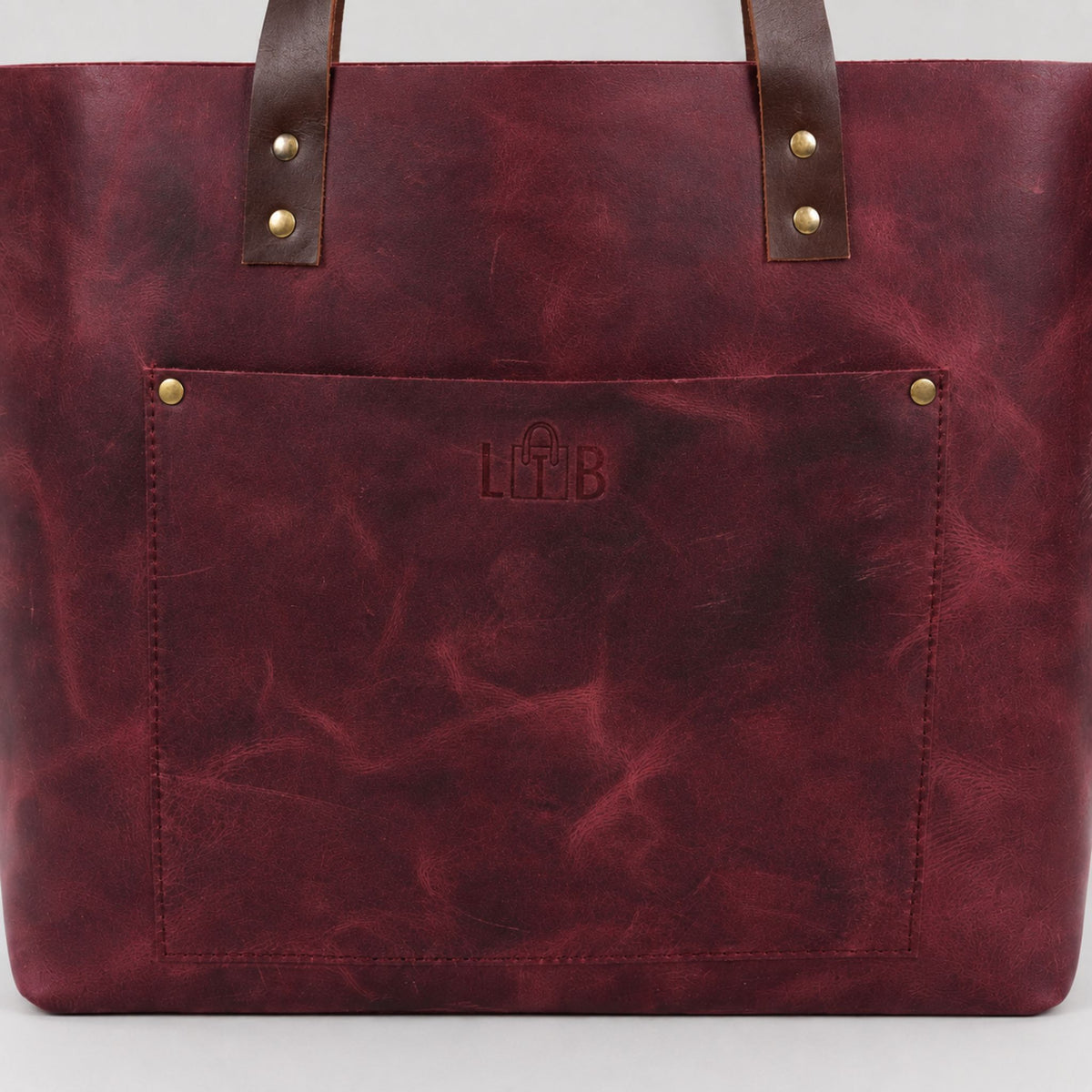 Lily Leather Tote