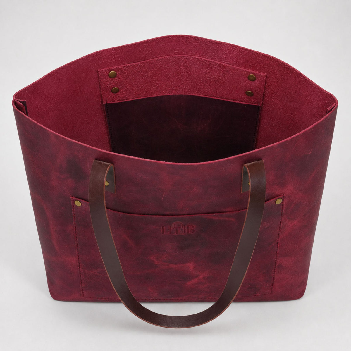 Lily Leather Tote
