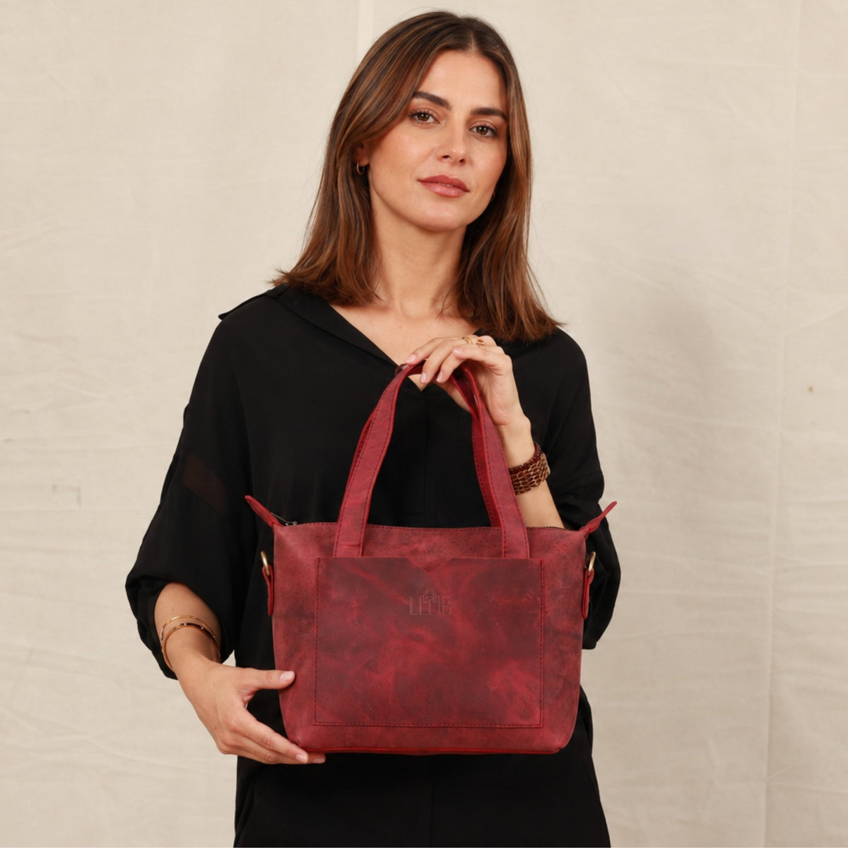 Aria Leather Tote
