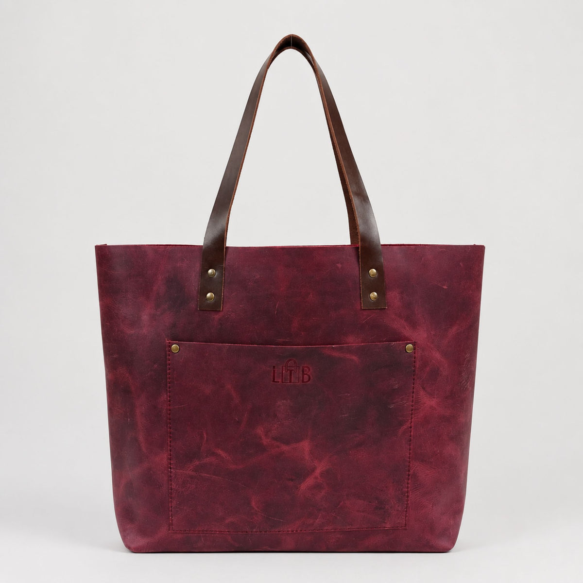 Lily Leather Tote