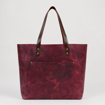 Lily Leather Tote